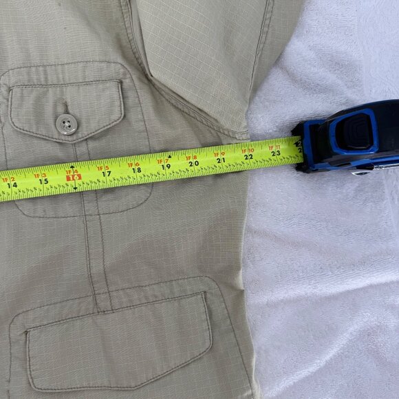 Ralph Lauren Polo Jeans Co. Beige Ripstop Button-Up Utility Jacket - Picture 11 of 15